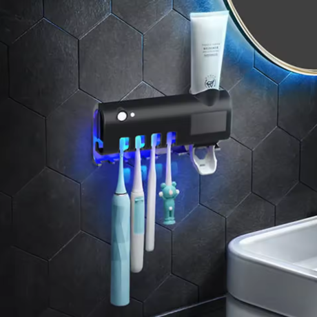 Smart UV Sanitizing Toothbrush Holder